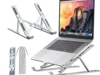 premium-full-aluminum-laptop-stand-best-quality-foldable-adjustable-portable-ergonomic-laptop-holderbracket-for-desk-bed-multi-color-options
